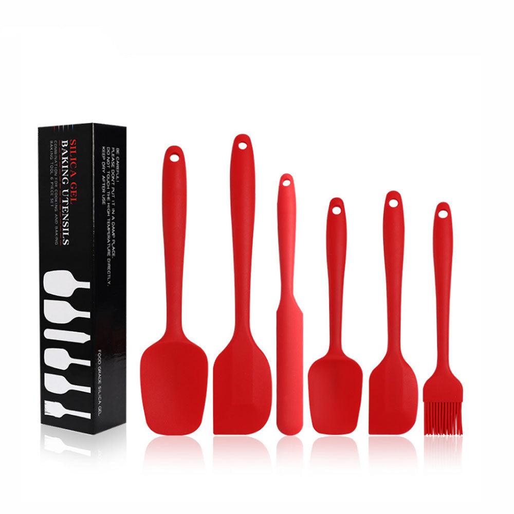 6-Piece Heat-Resistant Silicone Kitchen Utensil Set
