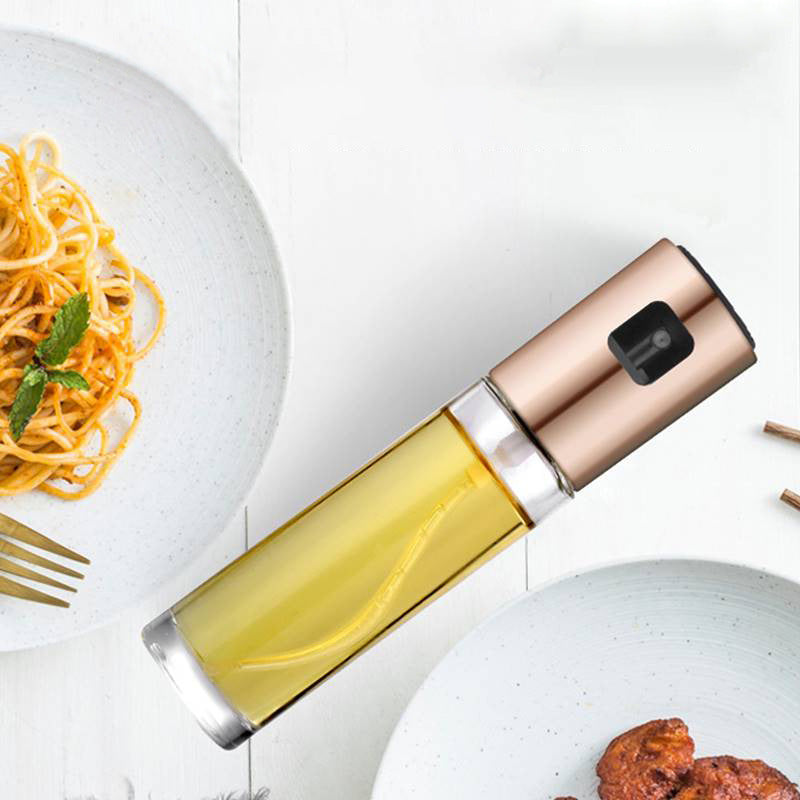 Oil Sprayer Bottle for Cooking (Leakproof, Refillable Glass Design)