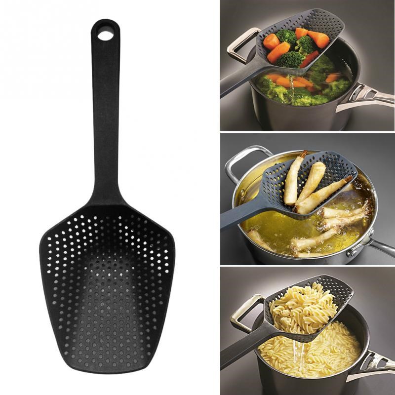 Large Nylon Slotted Spoon Strainer (Heat-Resistant)