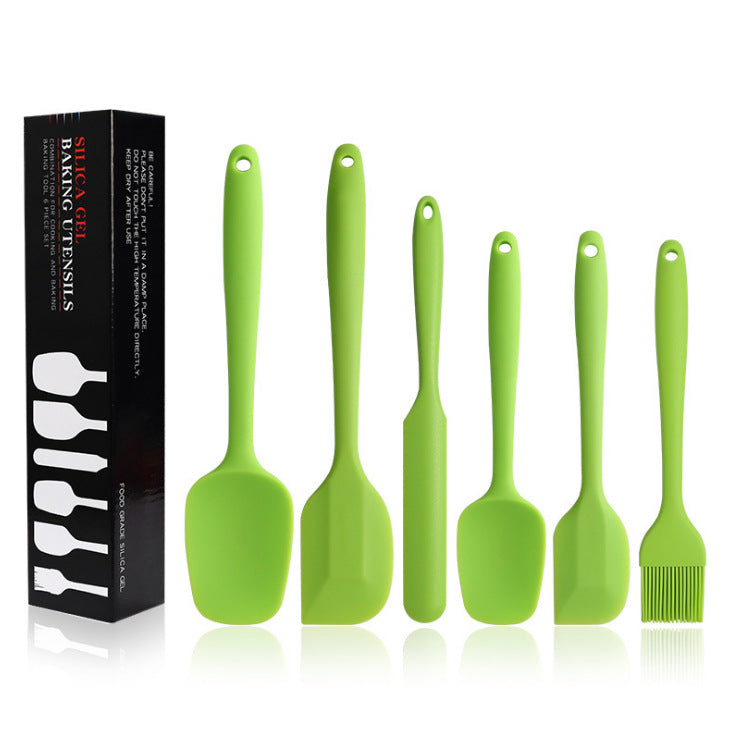6-Piece Heat-Resistant Silicone Kitchen Utensil Set