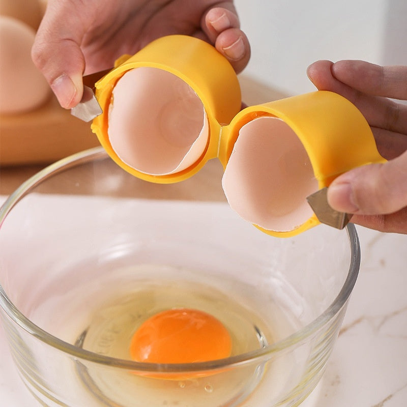 Egg Shell Opener & Cracker Tool (Mess-Free Kitchen Gadget)