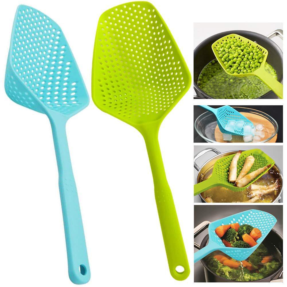 Large Nylon Slotted Spoon Strainer (Heat-Resistant)