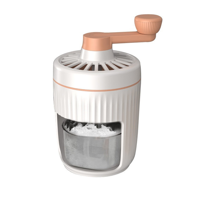 Manual Ice Crusher & Shaved Ice Maker (Portable Hand-Crank Design)