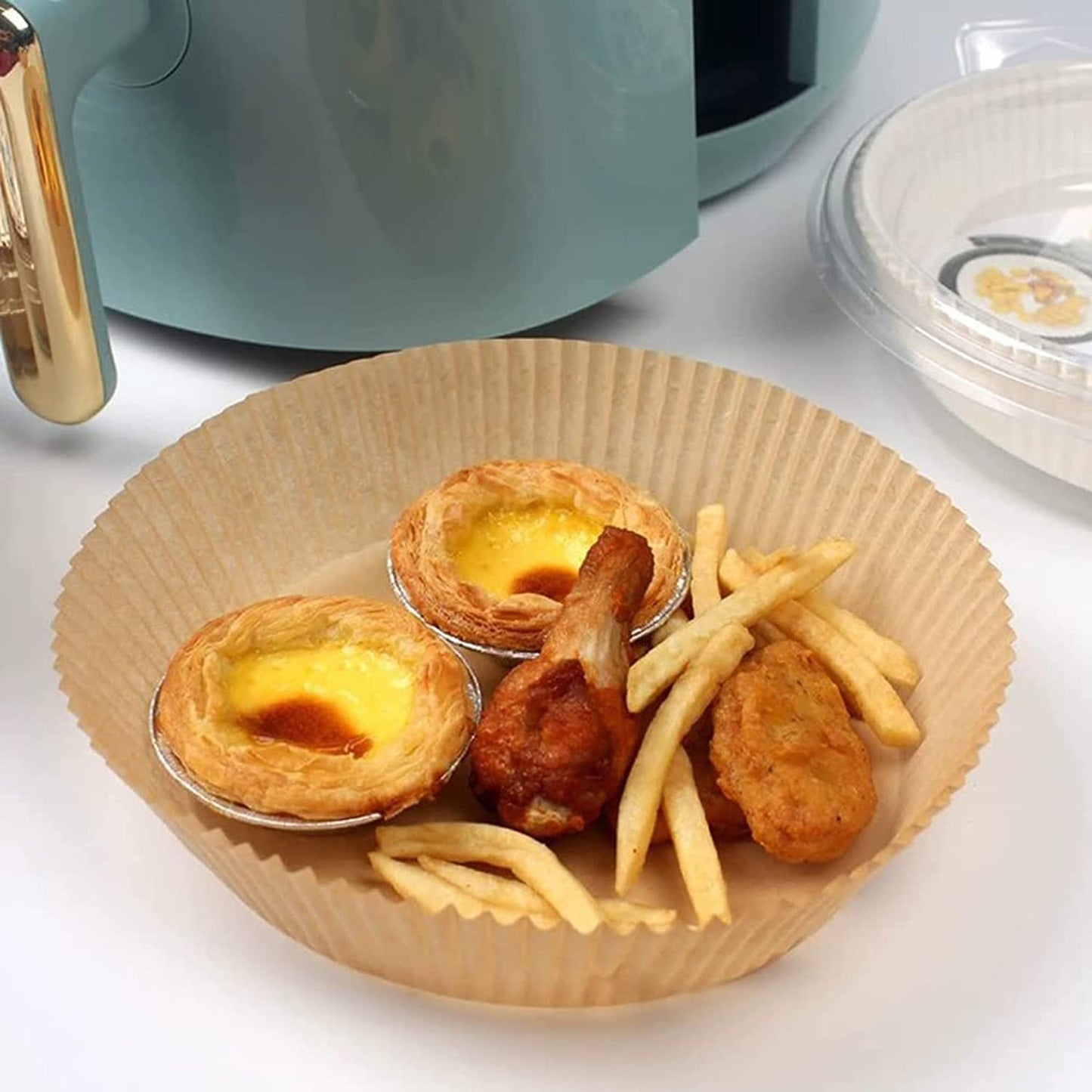Non-Stick Air Fryer Disposable Paper Liners (50 pieces)