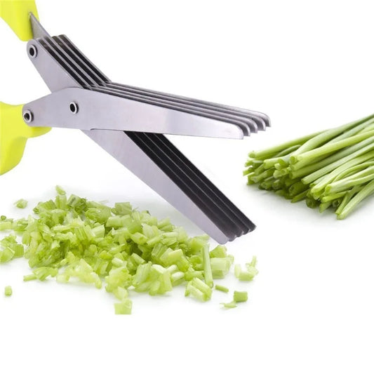 Multi-Layer Herb Scissors (Stainless Steel)