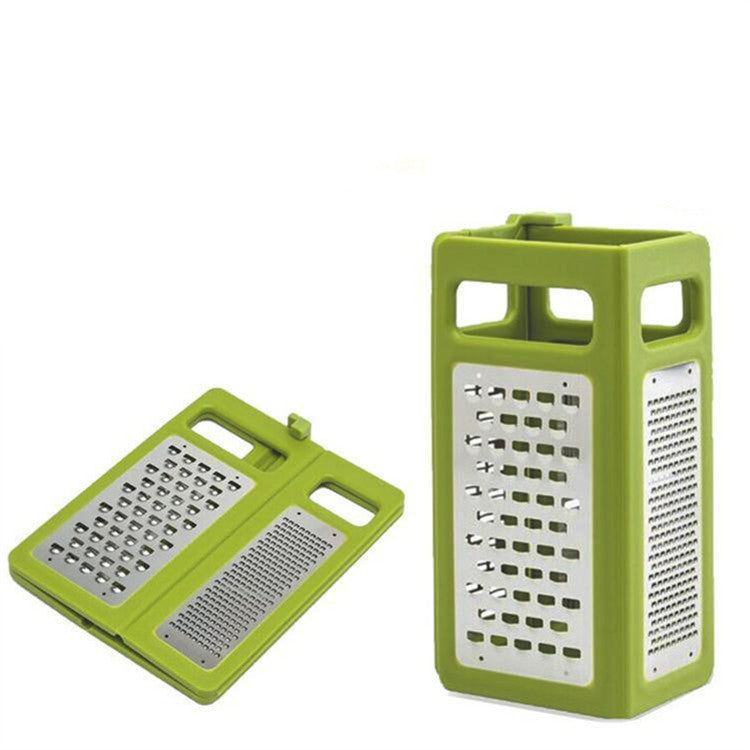 Foldable Stainless Steel Cheese Grater & Vegetable Slicer
