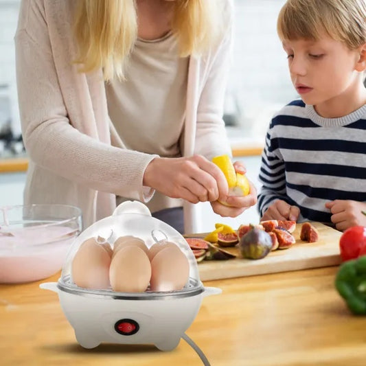 Electric Egg Cooker (7-Egg Capacity, Auto Shut-Off)