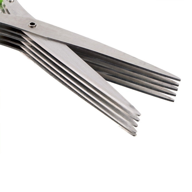 Multi-Layer Herb Scissors (Stainless Steel)