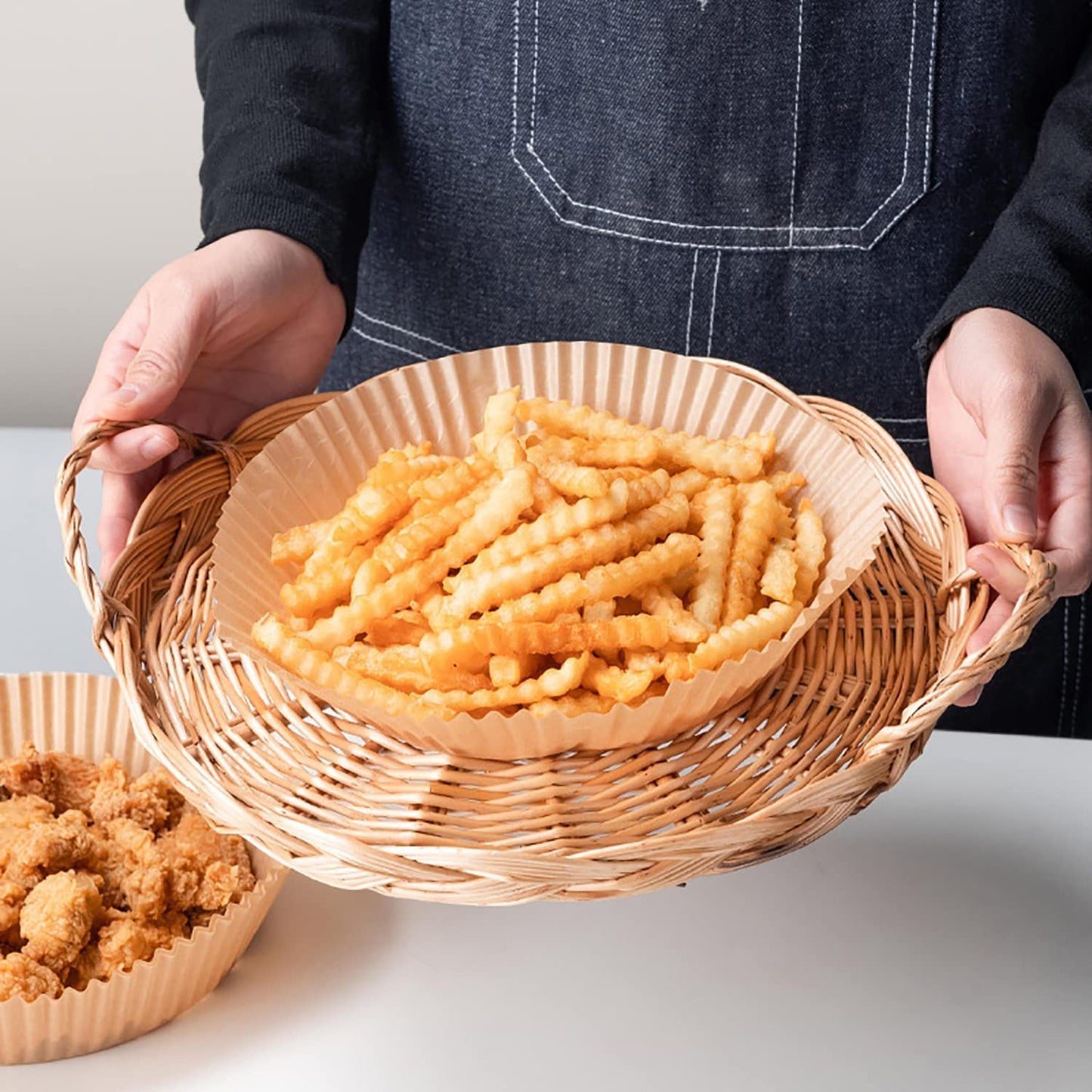 Non-Stick Air Fryer Disposable Paper Liners (50 pieces)