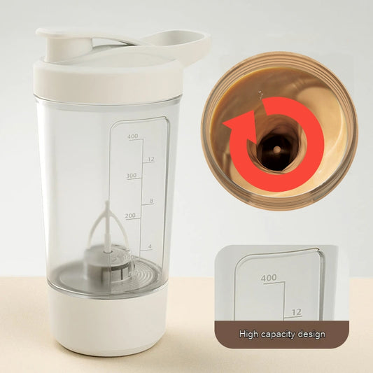400ml Electric Protein Shaker Bottle (USB Rechargeable)