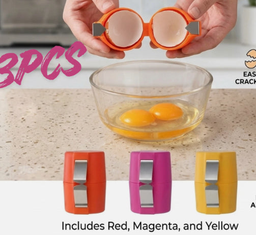 Egg Shell Opener & Cracker Tool (Mess-Free Kitchen Gadget)
